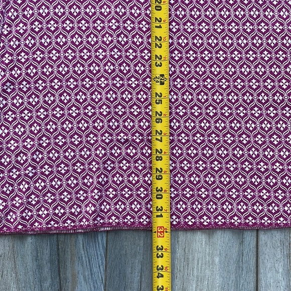 Banana Republic Pink Patterned Dress Size Xs - Picture 5 of 7